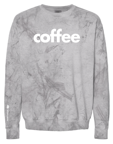 Coffee Crew Colorblast Heavyweight Sweatshirt Smoke