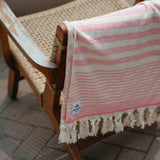 Fringe Striped Beach Towel