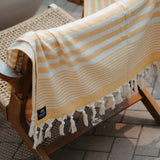 Fringe Striped Beach Towel