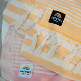 Fringe Striped Beach Towel