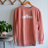 Salmon Coffee Crewneck