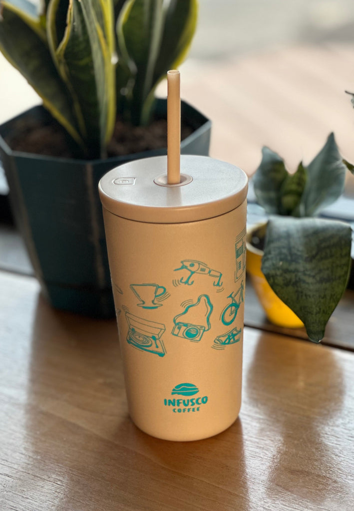 Cold Cup Tumbler with Straw
