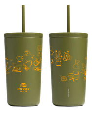 Cold Cup Tumbler with Straw