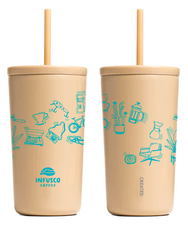 Cold Cup Tumbler with Straw