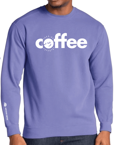 Coffee Sweatshirt - Purple